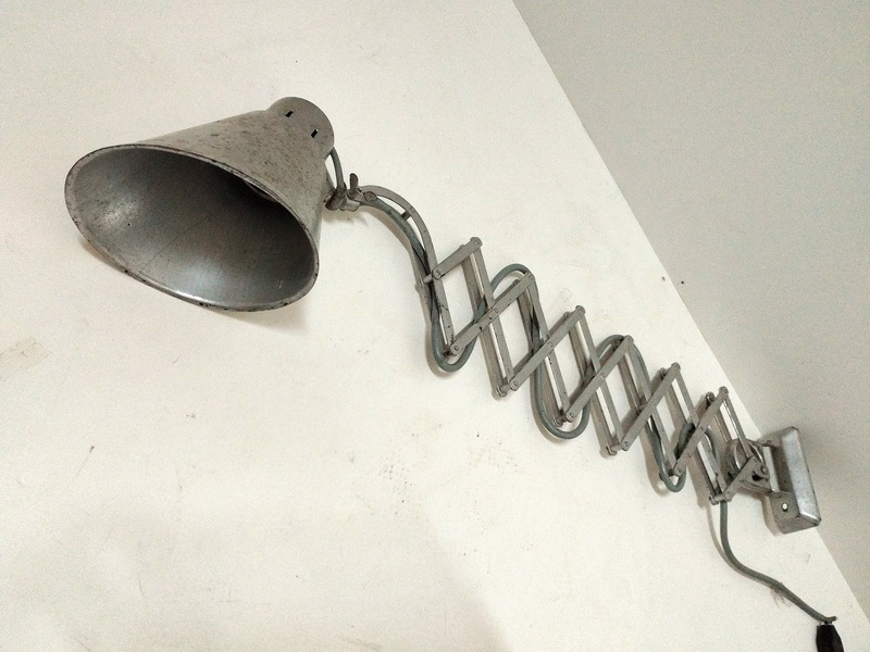 lampara aplique flexo extensible metal e27 18x43-77x14.5 1u